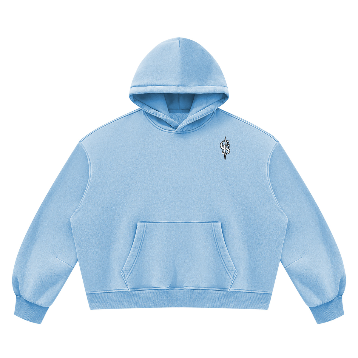 Corrupted Sinister Unisex Vintage Wash Boxy Fleece Hoodie
