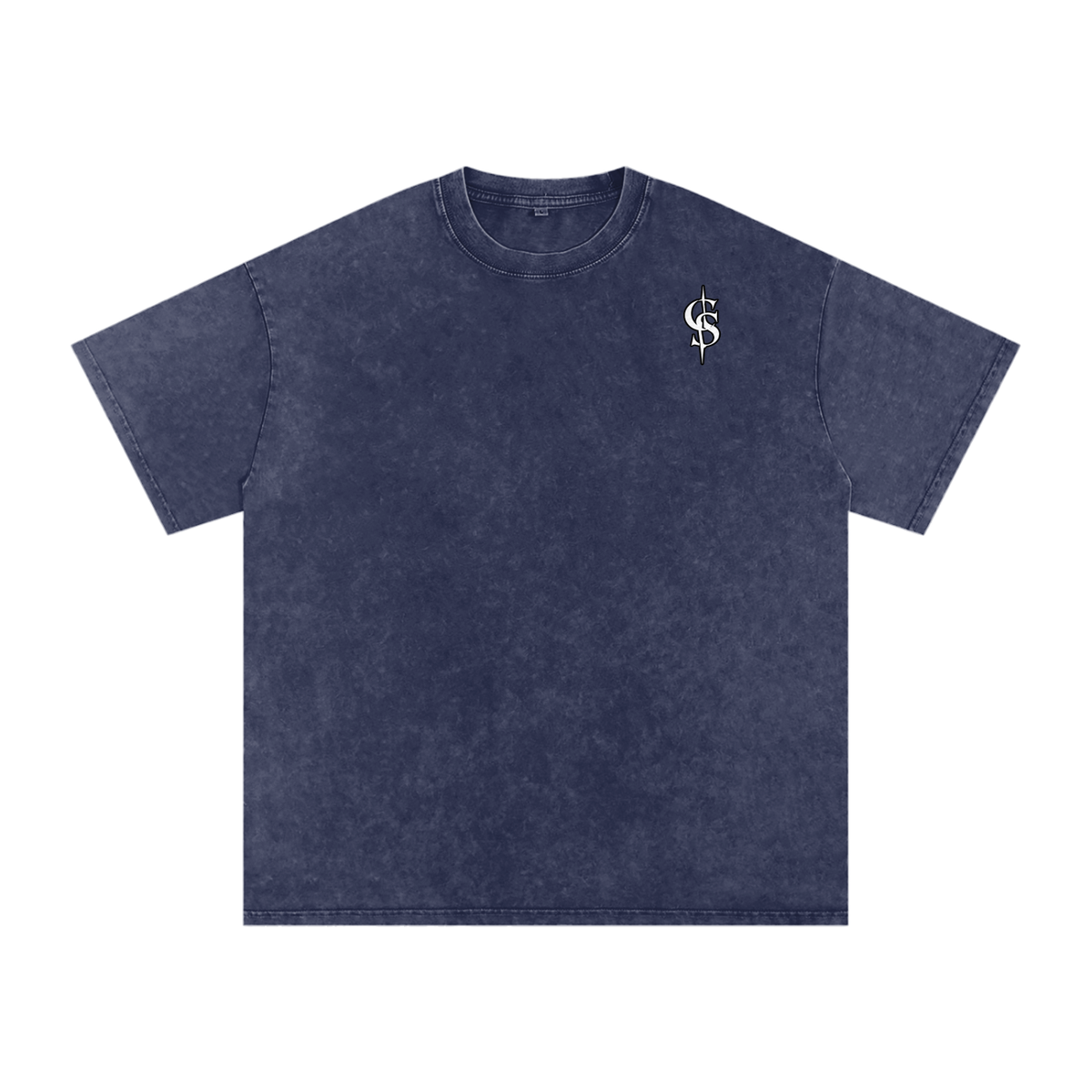 Corrupted Sinister Snow Washed Oversized Cotton T-Shirt