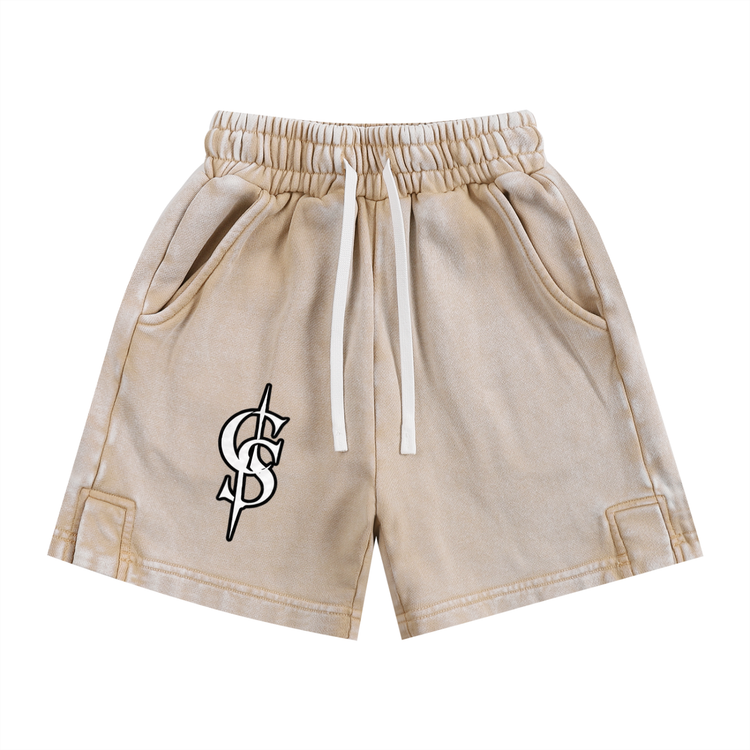 Corrupted Sinister Snow Washed Kids' Shorts