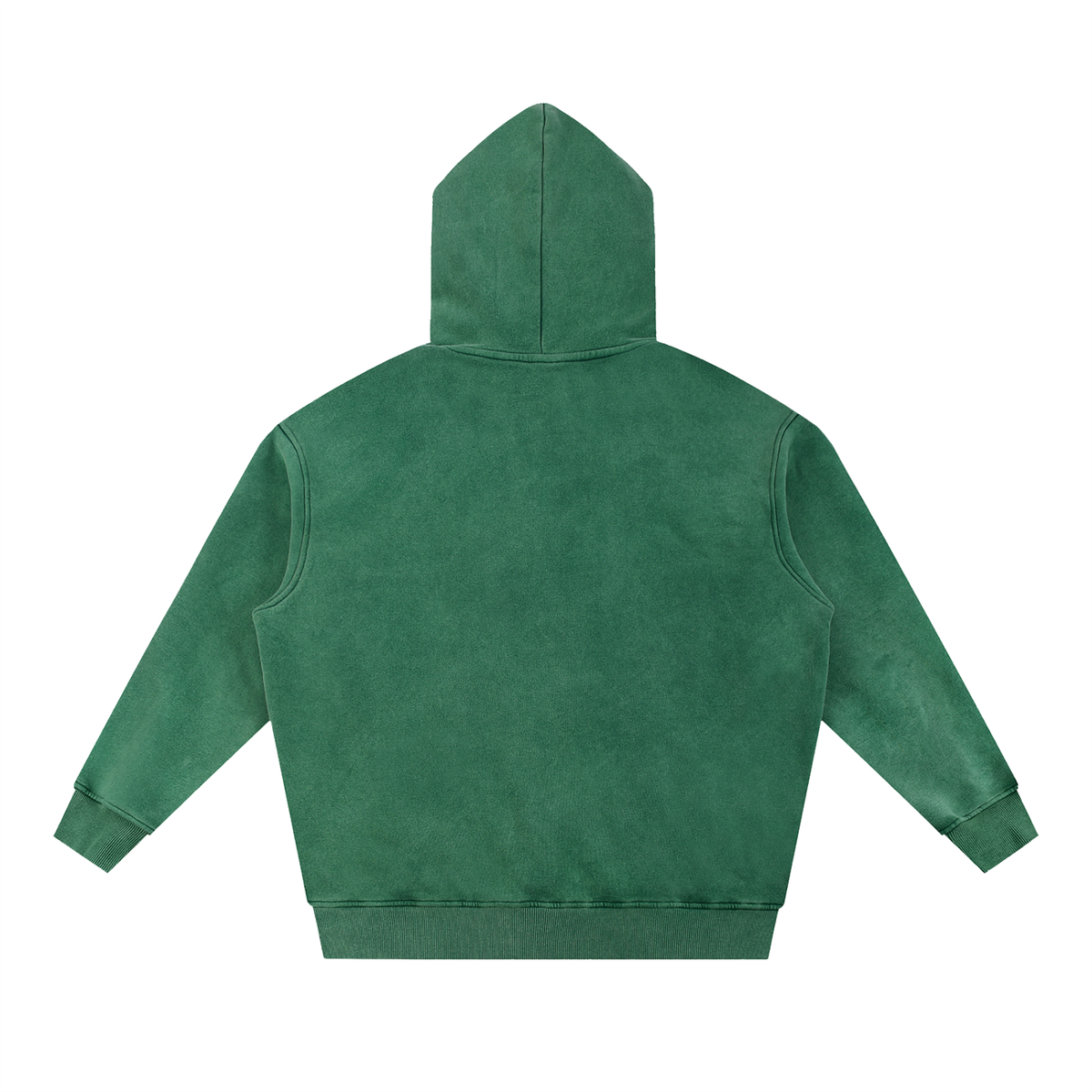Corrupted Sinister Snow Wash Fleece Oversize Hoodie