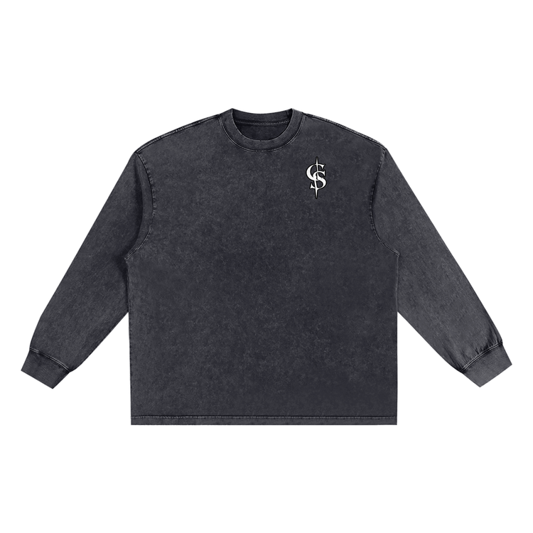 Corrupted Sinister Snow Washed Frayed Edge T-Shirt