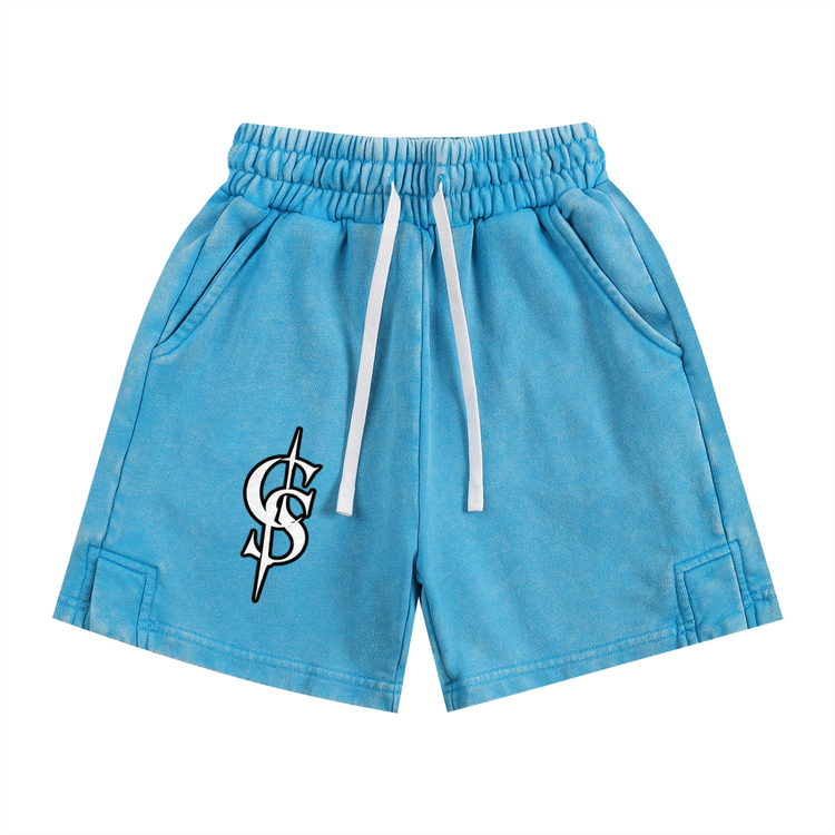 Corrupted Sinister Snow Washed Kids' Shorts