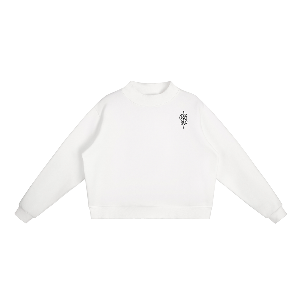 Corrupted Sinister Essential Fleece Mock-Neck Crew Sweatshirt