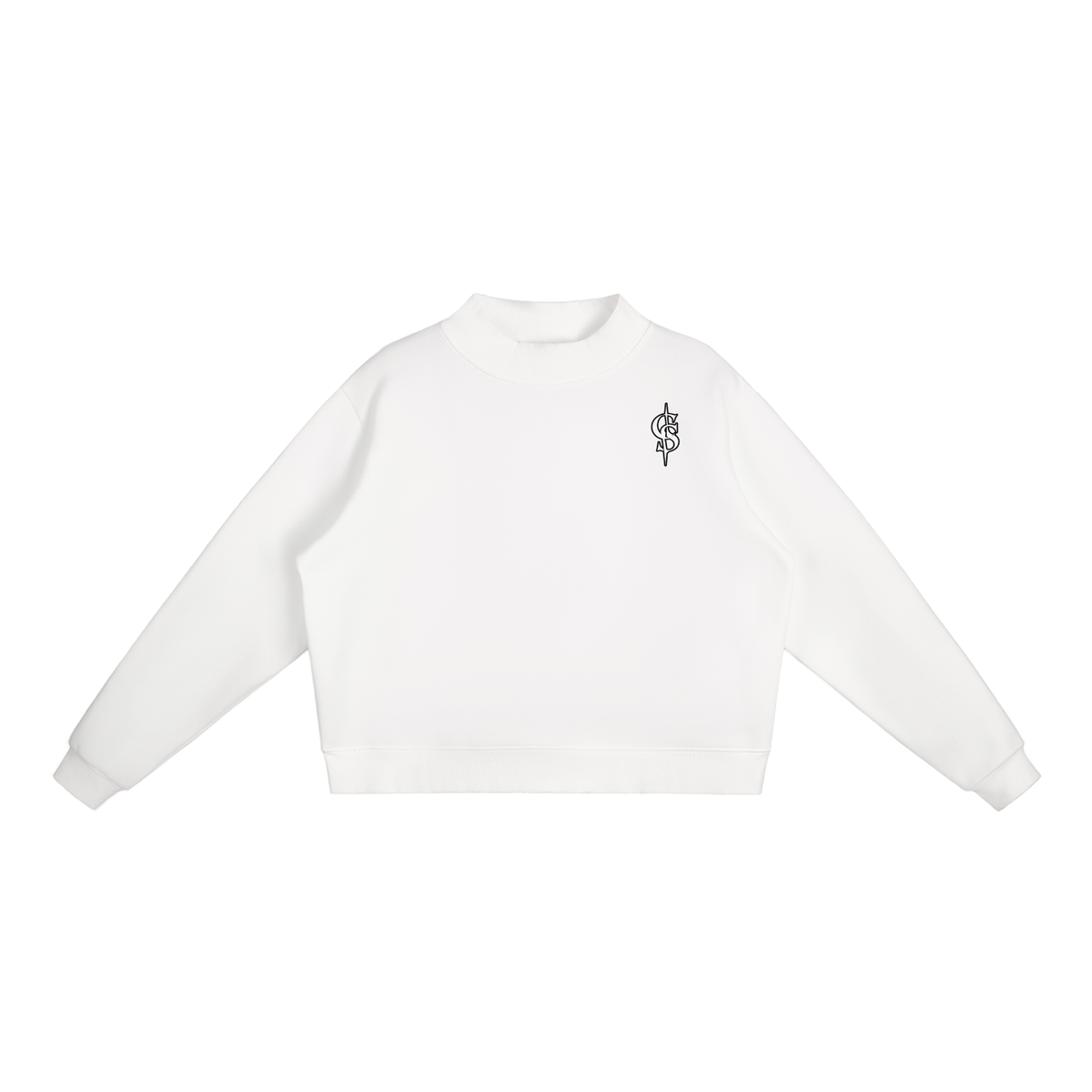 Corrupted Sinister Essential Fleece Mock-Neck Crew Sweatshirt