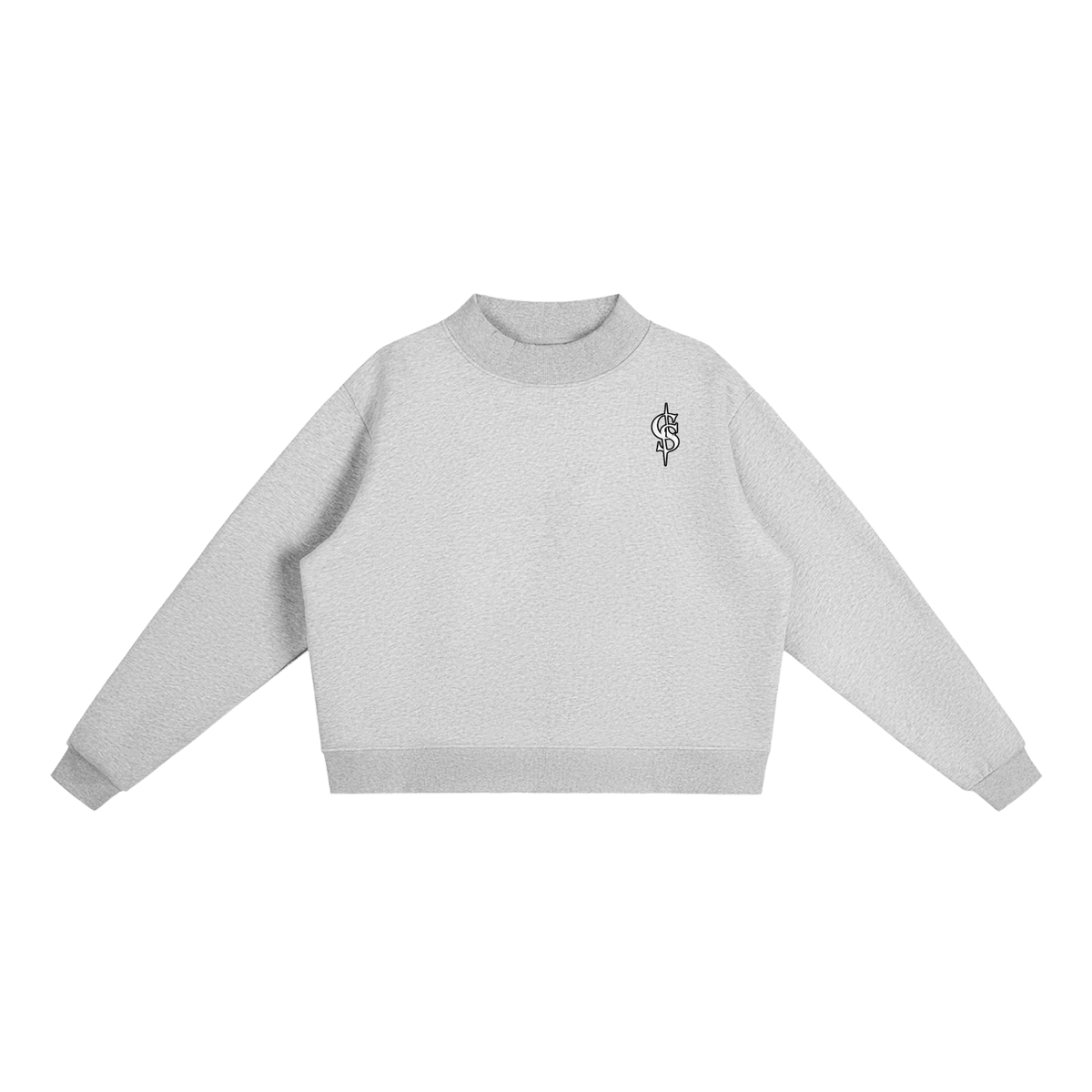 Corrupted Sinister Essential Fleece Mock-Neck Crew Sweatshirt