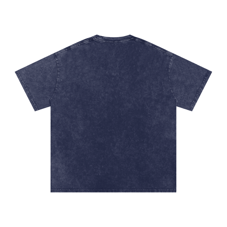 Corrupted Sinister Snow Washed Oversized Cotton T-Shirt