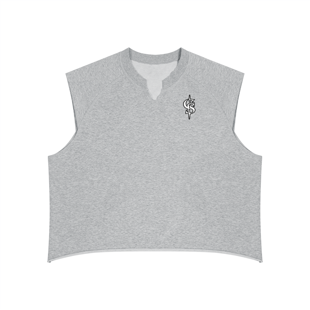 Corrupted Sinister Men’s Boxy Raw Hem Tank Top