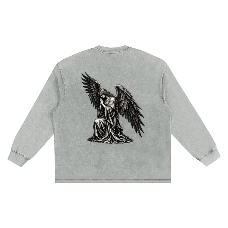 Corrupted Sinister Snow Washed Frayed Edge T-Shirt