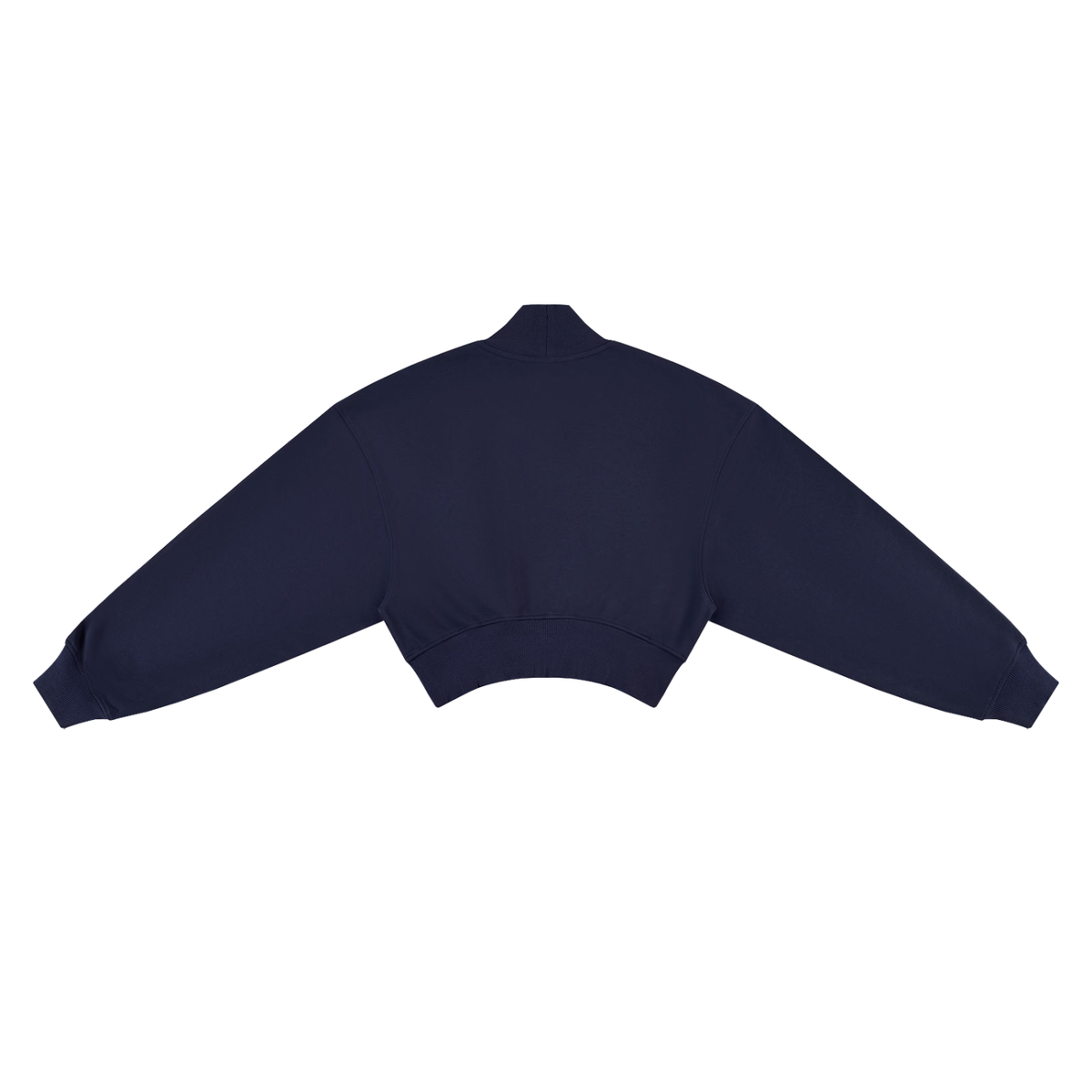 Corrupted Sinister Women's Crop Mock Neck Sweatshirt