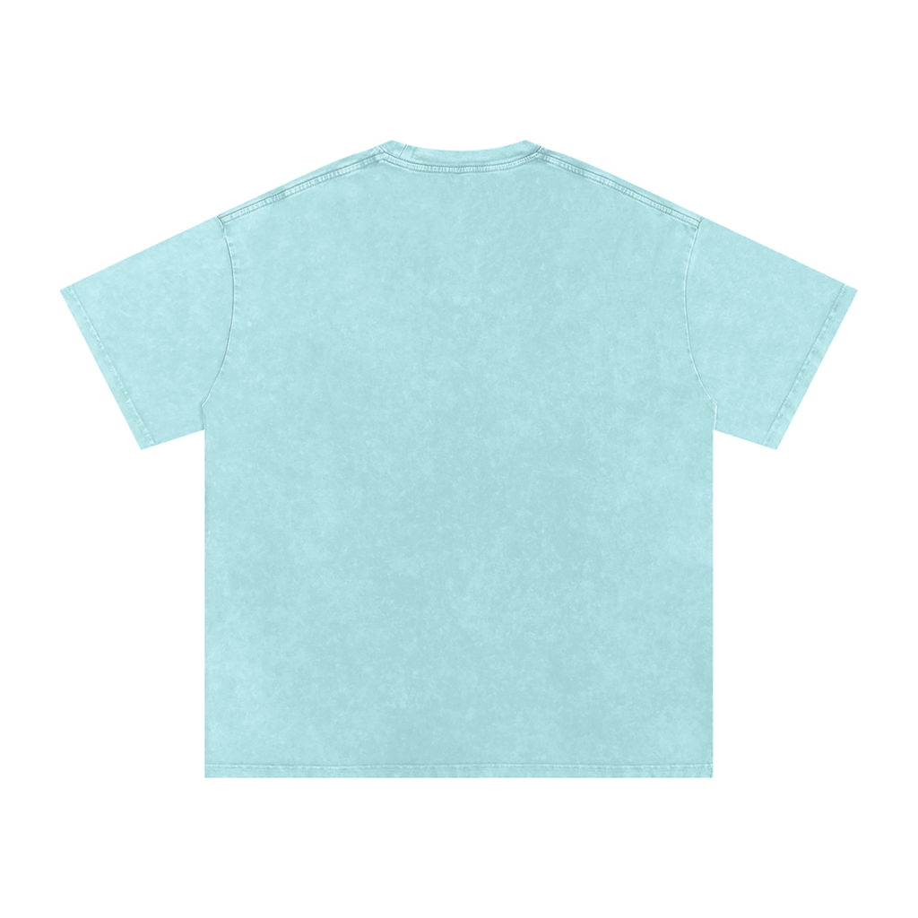 Corrupted Sinister Snow Washed Oversized Cotton T-Shirt