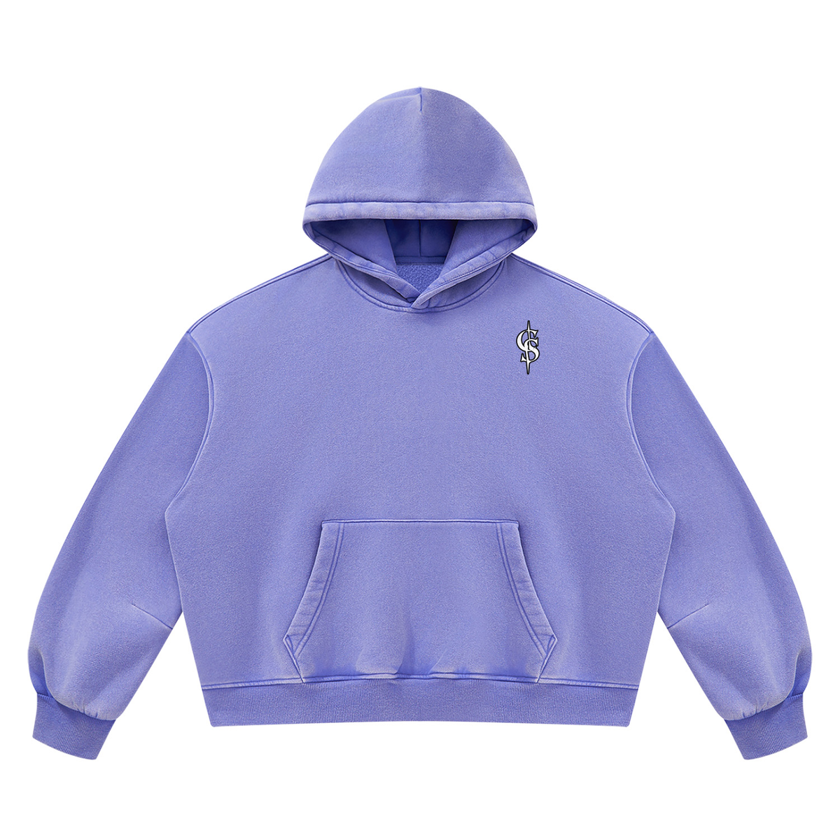 Corrupted Sinister Unisex Vintage Wash Boxy Fleece Hoodie