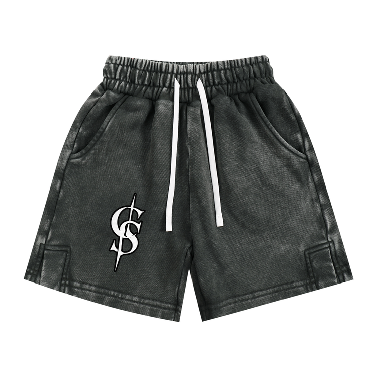 Corrupted Sinister Snow Washed Kids' Shorts