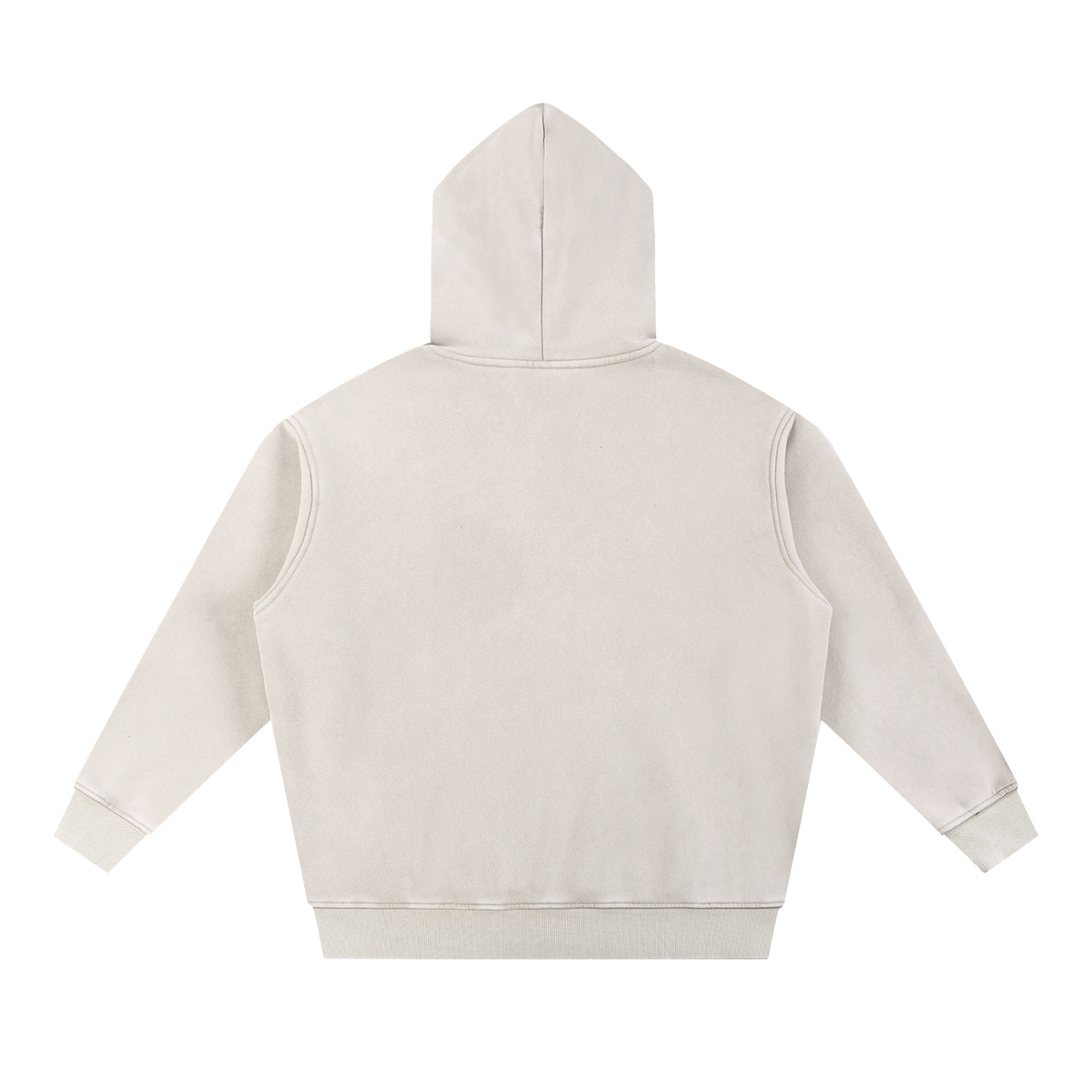 Corrupted Sinister Snow Wash Fleece Oversize Hoodie
