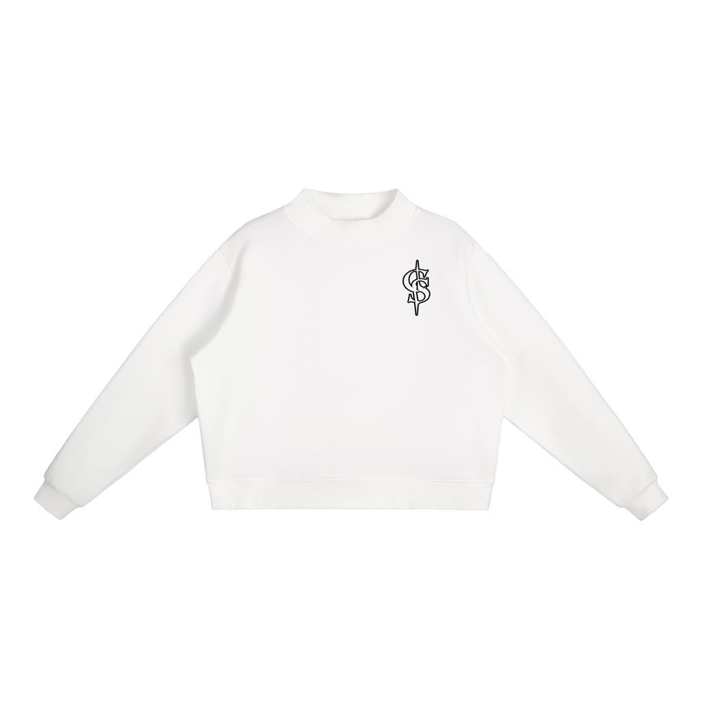 Corrupted Sinister Essential Fleece Mock-Neck Crew Sweatshirt