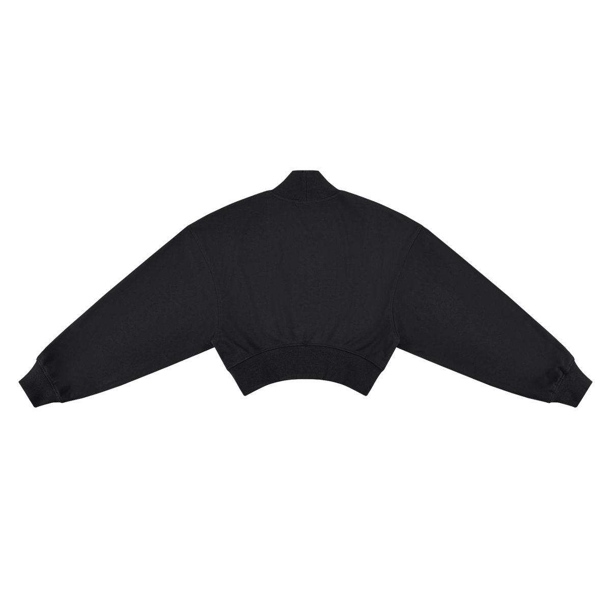 Corrupted Sinister Women's Crop Mock Neck Sweatshirt