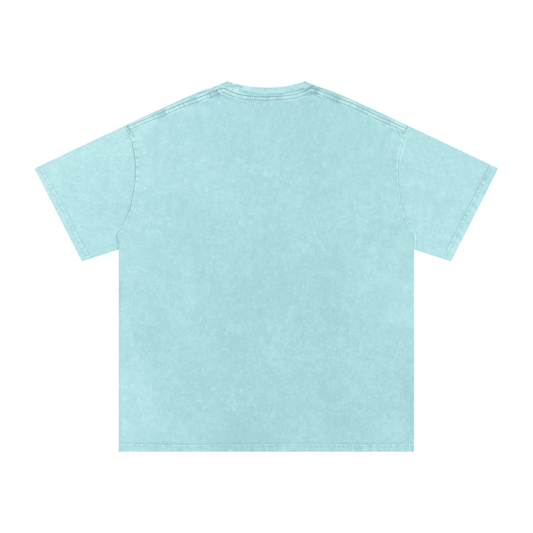 Corrupted Sinister Snow Washed Oversized Cotton T-Shirt