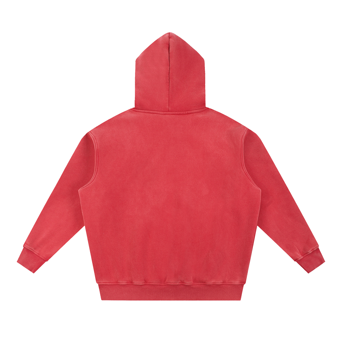 Corrupted Sinister Snow Wash Fleece Oversize Hoodie