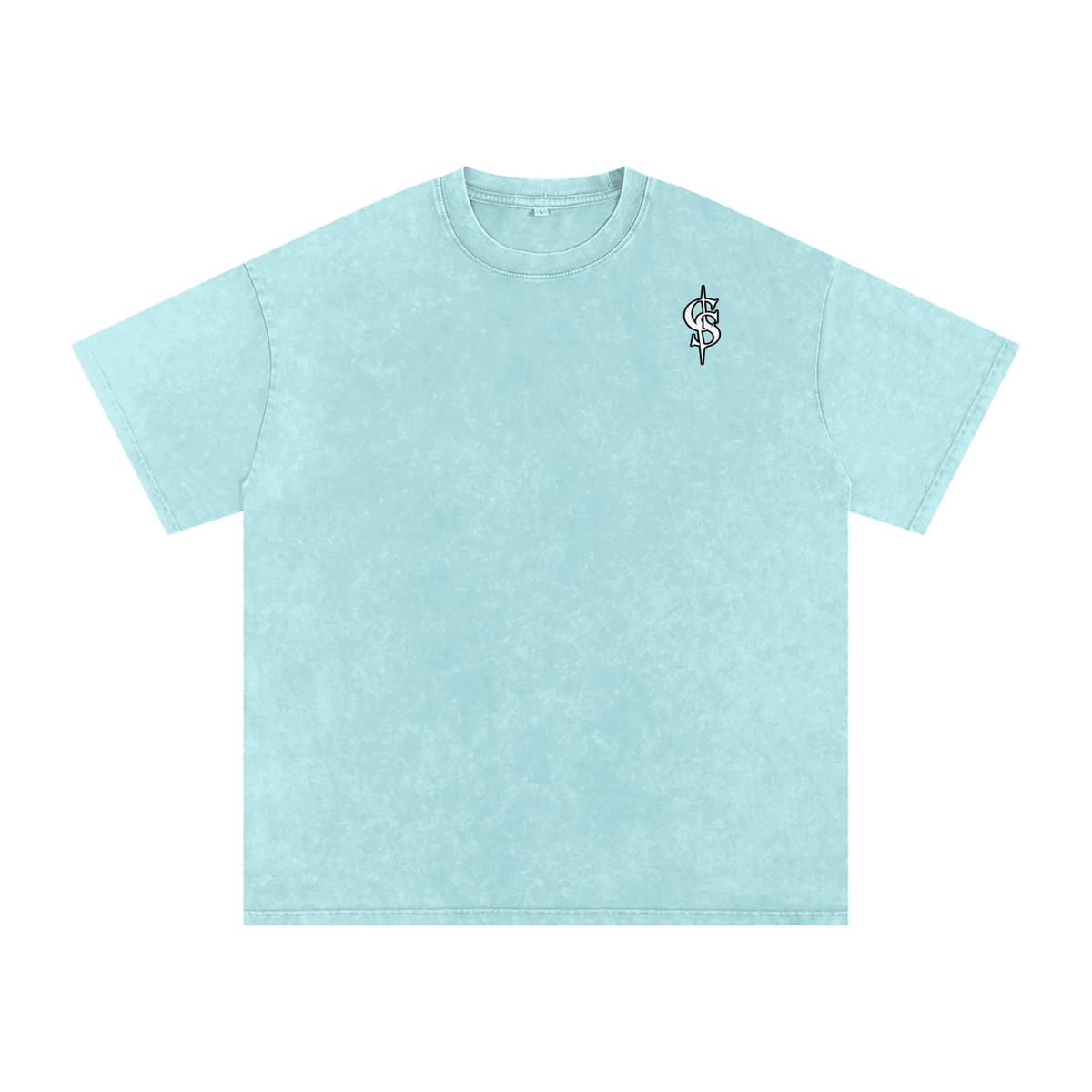 Corrupted Sinister Snow Washed Oversized Cotton T-Shirt