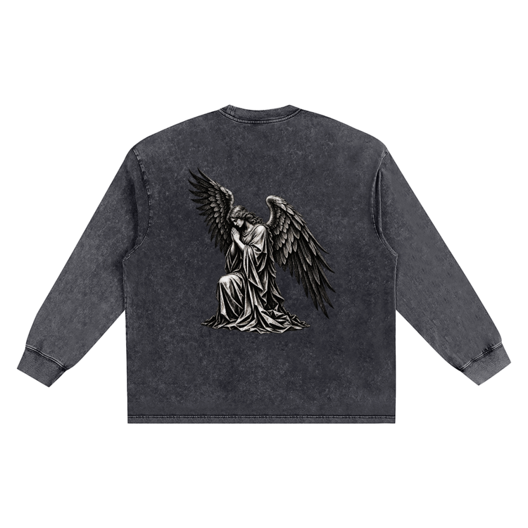 Corrupted Sinister Snow Washed Frayed Edge T-Shirt