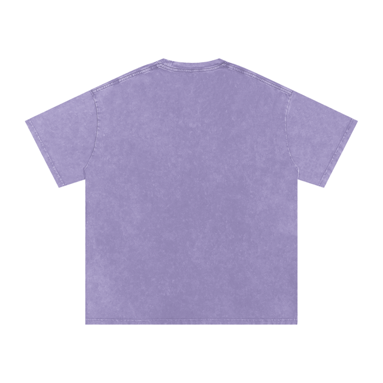 Corrupted Sinister Snow Washed Oversized Cotton T-Shirt