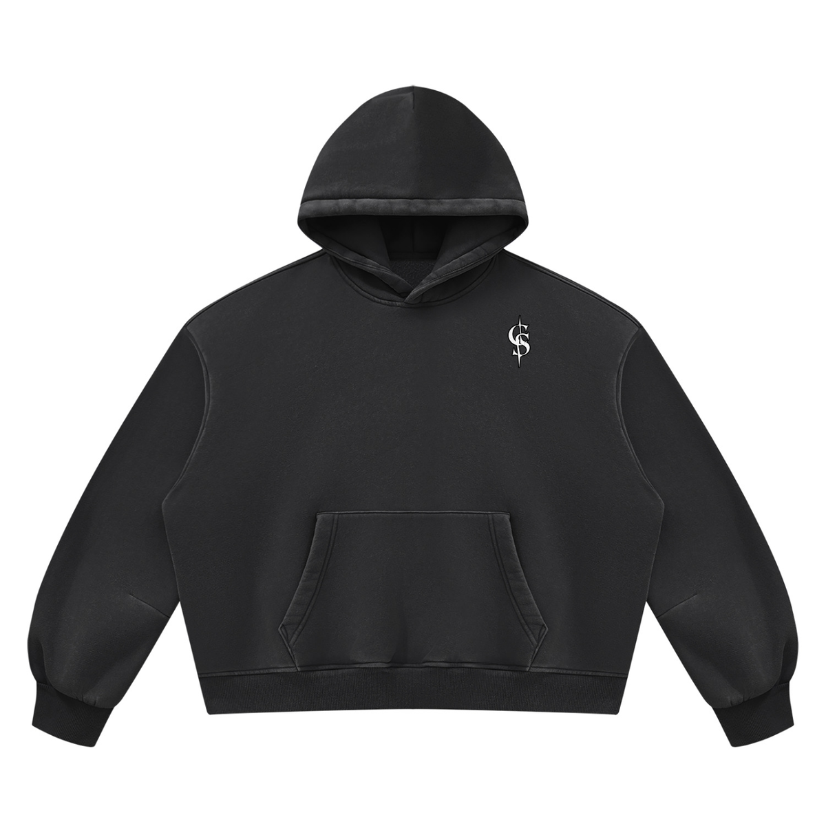 Corrupted Sinister Unisex Vintage Wash Boxy Fleece Hoodie